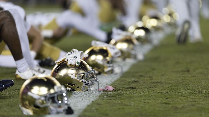 Notre Dame is not participating in a bowl after being left out of the College Football Playoff. Notre Dame is not participating in a bowl after being left out of the College Football Playoff.