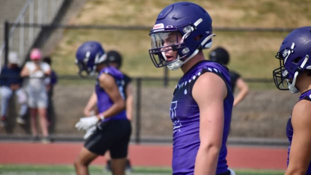 Sophomore Ryan Harrington becomes Anacortes' new starting quarterback in 2024.