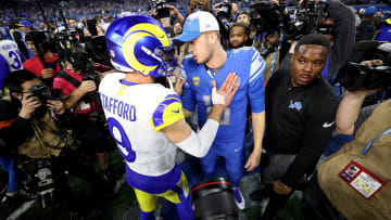 NFC Wild Card Playoffs - Los Angeles Rams v Detroit Lions, Matthew Stafford, Jared Goff