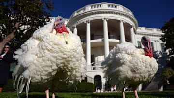 President Biden Pardons Two Turkeys Ahead Of Thanksgiving Holiday