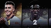 Manchester City's Rodri (left) finished narrowly above Vinicius Junior of Real Madrid