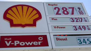 Shell gas station prices in September.