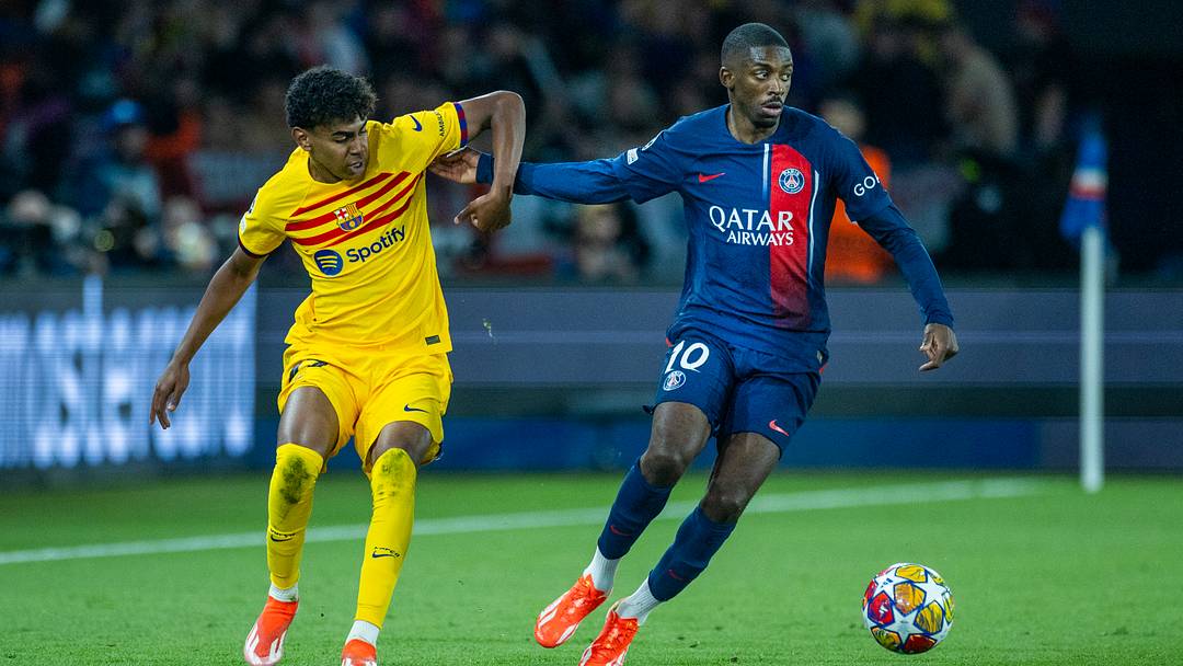 Paris Saint-Germain V Barcelona. UEFA Champions League Quarter-Final first leg.