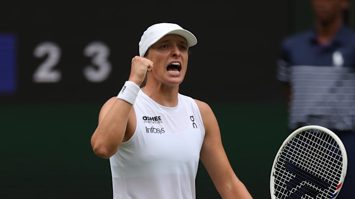 Iga Swiatek named her dream royal box at Wimbledon. Iga Swiatek named her dream royal box at Wimbledon.