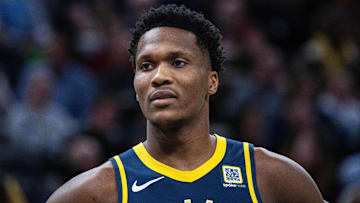 Indiana Pacers guard Bennedict Mathurin (00).