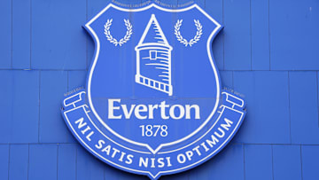 Everton v Brighton & Hove Albion - Premier League - Goodison Park The Everton badge ahead of the Premier League match at Goodison Park, Liverpool. Picture date: Saturday August 17, 2024. EDITORIAL USE ONLY No use with unauthorised audio, video, data, fixture lists, club league logos or live services. Online in-match use limited to 120 images, no video emulation. No use in betting, games or single club league player publications. PUBLICATIONxNOTxINxUKxIRL Copyright: xNickxPottsx 77169193