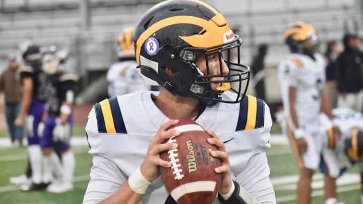 Kason Carta has become the starting quarterback for Bellevue starting in 2024. Kason Carta has become the starting quarterback for Bellevue starting in 2024.