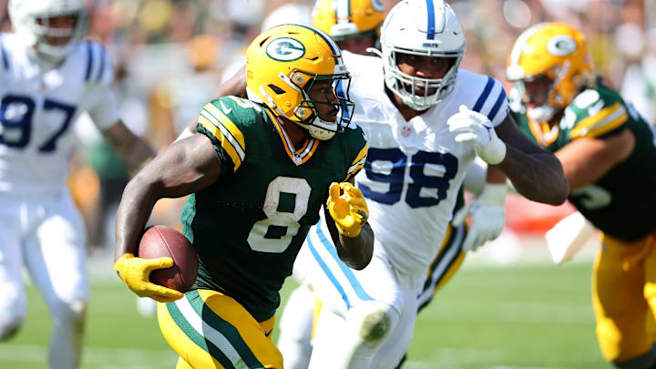 Green Bay Packers running back Josh Jacobs