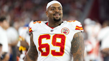 Kansas City Chiefs defensive tackle Mike Pennel (69) against the Arizona Cardinals during a preseason NFL game at State Farm Stadium.