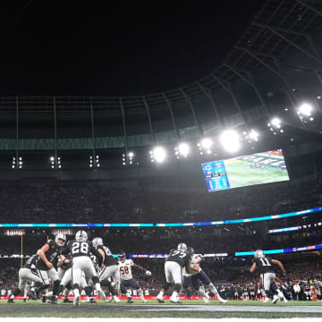The last Bears game in London at Totteham Hotspur Stadium was 2019 against the Raiders. They'll face Jacksonville there this season.