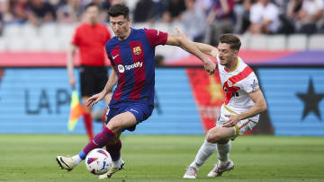 Último jogo entre Rayo Vallecano e Barcelona teve gol dele, Robert Lewandowski, o artilheiro do Campeonato Espanhol