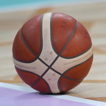 Duke basketball center Khaman Maluach at 2024 Paris Olympics