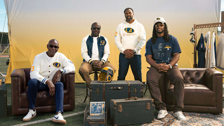 La rams snapback mitchell and ness deals