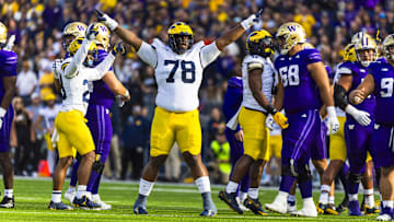 Michigan Wolverines defensive lineman Kenneth Grant 