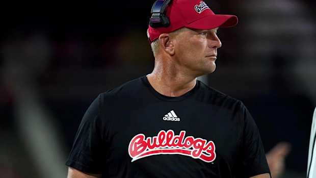  Fresno State Bulldogs head coach Kalen Deboer 