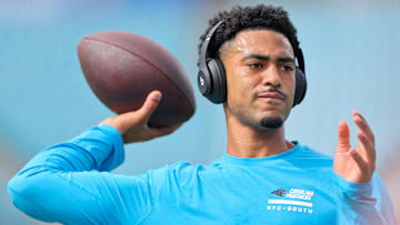 Carolina Panthers quarterback Bryce Young