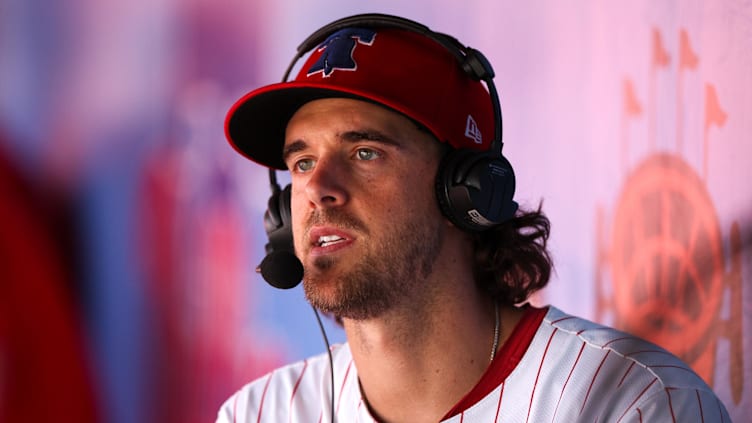 Philadelphia Phillies starting pitcher Aaron Nola has been inconsistent in spring training so far