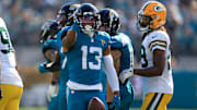 Jacksonville Jaguars wide receiver Christian Kirk has been traded to Houston, who is +3000 to win the Super Bowl. 
