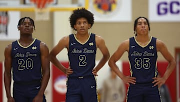 Dec 8, 2022; Scottsdale, AZ, USA; Notre Dame Regents player Zach White (2).