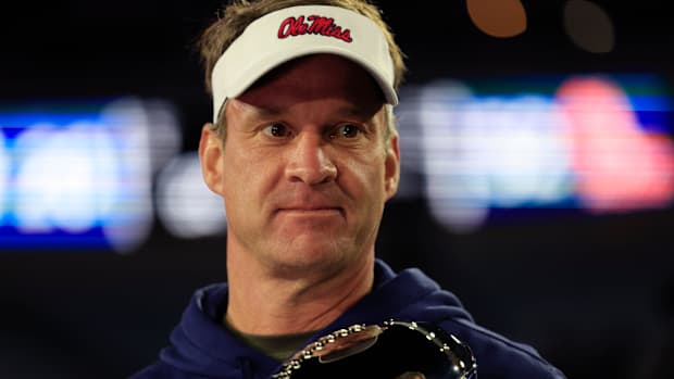 Ole Miss head football coach Lane Kiffi