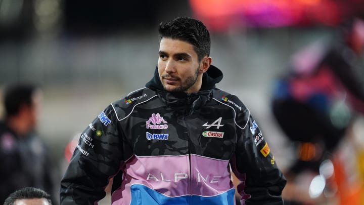 Nov 18, 2023; Las Vegas, Nevada, USA;  BWT Alpine F1 driver Esteban Ocon of France (31) during the Formula 1 Heineken Silver Las Vegas Grand Prix at the Las Vegas Strip Circuit. Mandatory Credit: Lucas Peltier-USA TODAY Sports