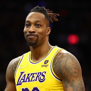 Former Los Angeles Lakers center Dwight Howard.