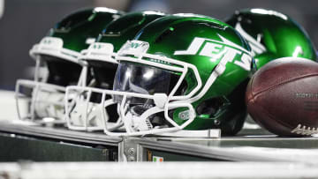 NY Jets helmets