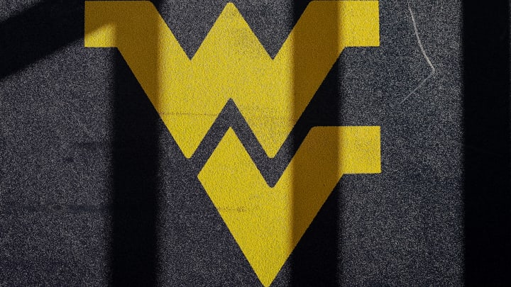 The Flying WV logo which represents West Virginia University football.