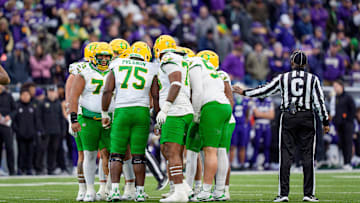 The Duck offense cranked out 38.2 points a game this season. Today two members of Will Stein's last offense as an assistant coach made the All-Big-Ten first team.