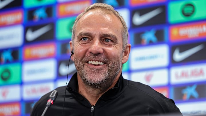 Hansi Flick watched his side beat Real Madrid at the weekend Hansi Flick watched his side beat Real Madrid at the weekend