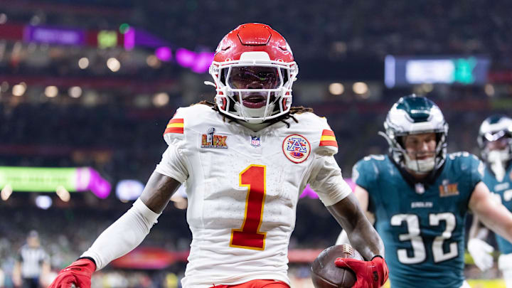 Chiefs wide receiver Xavier Worthy seemed to share good news in light of his shoulder injury on Thursday.
