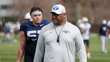 BYU defensive line coach Sione Po'uha