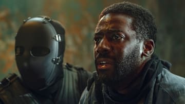 Ashley Thomas as Dr. Alex (Right) in Episode 2 of Hostage