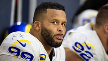 Rams defensive tackle Aaron Donald