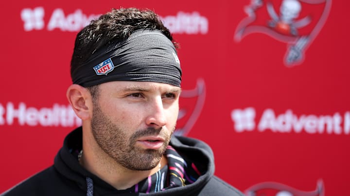 Baker Mayfield has 'become a professional quarterback' with the Buccaneers. Baker Mayfield has 'become a professional quarterback' with the Buccaneers.
