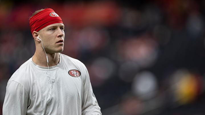 San Francisco 49ers running back Christian McCaffrey (23)