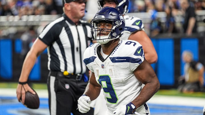 Seattle Seahawks running back Kenneth Walker III.