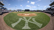 Mar 25, 2024; Tampa, Florida, USA; A general view of the stadium before a game between the New York Mets and New York Yankees at George M. Steinbrenner Field.