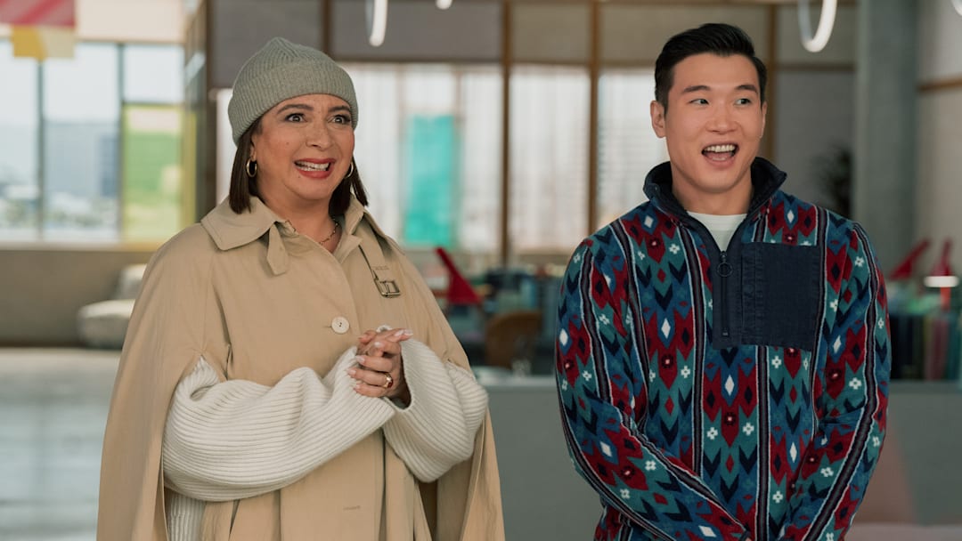 Maya Rudolph and Joel Kim Booster in "Loot," now streaming on Apple TV+