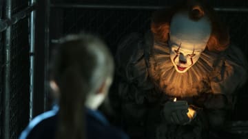 BILL SKARSGÅRD as Pennywise, a Warner Bros. Pictures release.