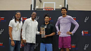 San Antonio Spurs Stephon Castle Named Rookie Of The Year
