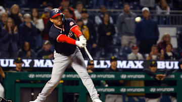 Ildemaro Vargas was the man of the hour in Game 2 on Saturday, flaring a last-moment looper into right-center to put the Nationals on top for good.