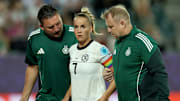 Für Giulia Gwinn war die EM bereits nach 36 Minuten beendet
