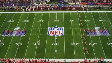 Feb 11, 2024; Paradise, Nevada, USA; A general view as Kansas City Chiefs place kicker Harrison