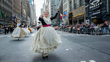 Scenes from the 2019 Hispanic Heritage Parade in New York City.