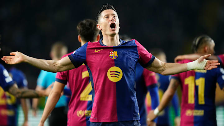 Robert Lewandowski scored a brace vs. his former club. Robert Lewandowski scored a brace vs. his former club.