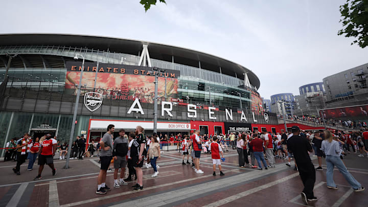 L'Emirates Stadium d'Arsenal, à Londres. L'Emirates Stadium d'Arsenal, à Londres.