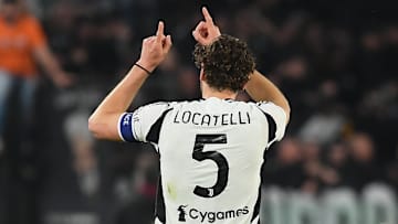 Juve's Manuel Locatelli broke the deadlock against AS Roma 
