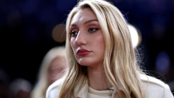 Cameron Brink attends the game between the San Antonio Spurs and the Indiana Pacers in Paris, France in January 2025.