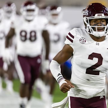 Sep 7, 2024; Tempe, Arizona, USA; Mississippi State Bulldogs safety Isaac Smith (2) against the Arizona State Sun Devils at Mountain America Stadium. Mandatory Credit: Mark J. Rebilas-Imagn Images